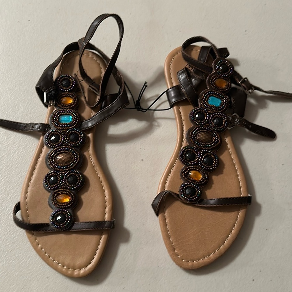 Jewel Gladiator Sandals